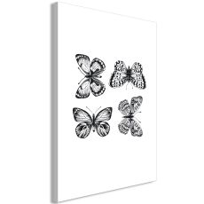 Tavla - Four Butterflies Vertical