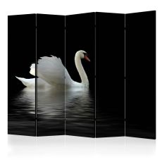 Rumsavdelare - swan (black and white) II