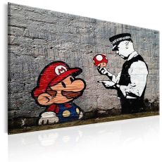 Tavla - Mario and Cop by Banksy