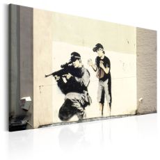 Tavla - Sniper and Child by Banksy
