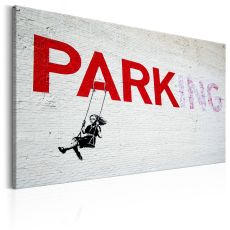 Tavla - Parking Girl Swing by Banksy
