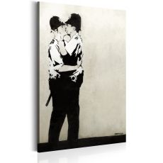 Tavla - Kissing Coppers by Banksy