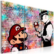 Tavla - Rainbow Brick (Banksy)