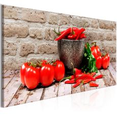 Tavla - Red Vegetables Brick Narrow