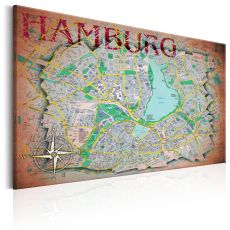 Tavla - Map of Hamburg