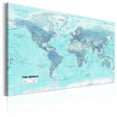 Tavla - World Map: Sky Blue World