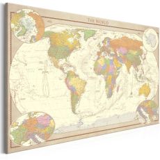 Tavla - Cream World Map