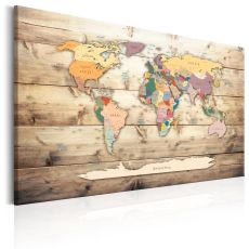 Tavla - World Map: Colourful Continents