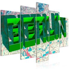 Tavla - Green Berlin (5 delar) Wide