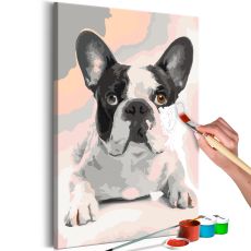 Måla din egen tavla - French Bulldog 