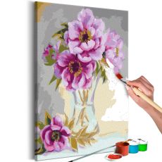 Måla din egen tavla - Flowers In A Vase