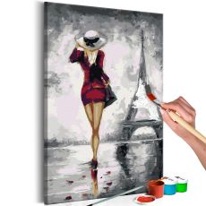 Måla din egen tavla - Parisian Girl