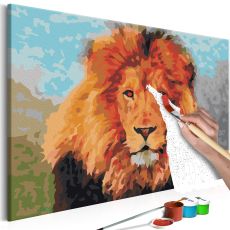 Måla din egen tavla - Lion 