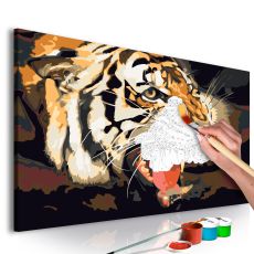 Måla din egen tavla - Tiger Roar