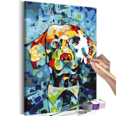 Måla din egen tavla - Dog Portrait