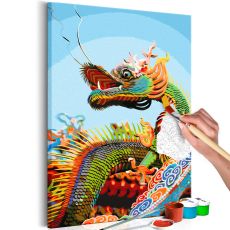 Måla din egen tavla - Colourful Dragon