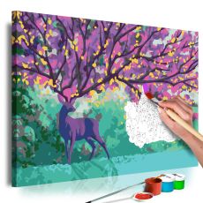Måla din egen tavla - Purple Deer