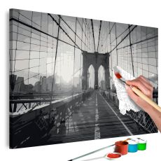 Måla din egen tavla - New York Bridge