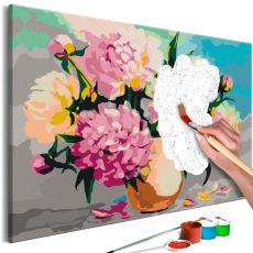 Måla din egen tavla - Flowers in Vase