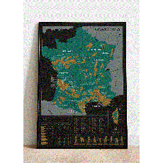 Scratch off Wine map France