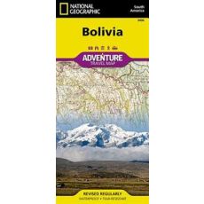 Bolivia Adventure Travel Map NGS