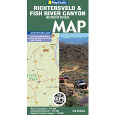 Richtersveld & Fish River Canyon Adventures map Map Studio