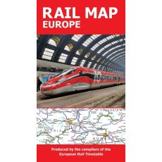 Järnvägskarta Europa European Rail 3rd edition