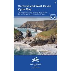 Cornwall and West Devon Cykelkarta