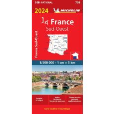 Sydvästra Frankrike 708 Michelin