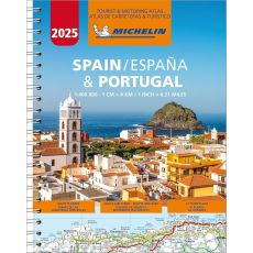 Spanien & Portugal Vägatlas Michelin 2025