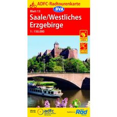 13 Cykelkarta Tyskland Saale-Westliches Erzgebirge 1:150.000