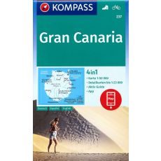 237 Gran Canaria Kompass Wanderkarte