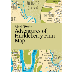 Adventures of Huckleberry Finn Map - Literary Map