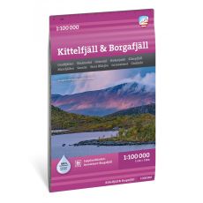 Kittelfjäll-Borgafjäll 1:100 000 Calazo
