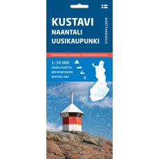 Kustavi Naantali Uusikaupunki Sjö- & Kustkarta