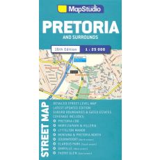 Pretoria med omgivningar Map Studio