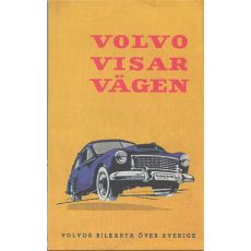 Volvo visar vägen, bilkarta över Sverige från 1