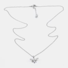 7EAST - Bee Halsband 60cm Silver