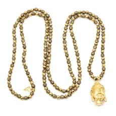 Y-YOGA - Buddha Halsband Guld