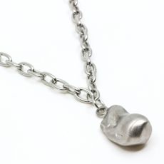 7EAST - Chunky Pearl 45cm Halsband Silver
