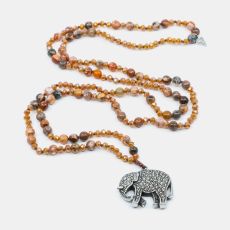 Y-YOGA - Elephant Halsband Orange Y-YOGA
