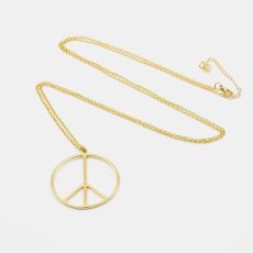 7EAST - Peace Halsband 90cm Guld