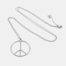 7EAST - Peace Halsband 90cm Silver
