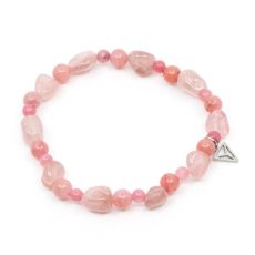 Y-YOGA - Single Beads Armband Rosa