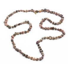 Y-YOGA - Single Beads Halsband Brun