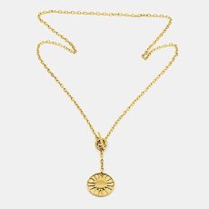 7EAST - Sun Amulet Halsband Guld
