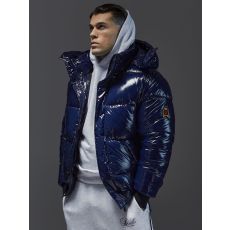 Navy Blue Puffer Jacket