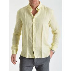 Linston Linen Shirt Light Yellow