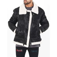 Teddy Shearling Black/Beige