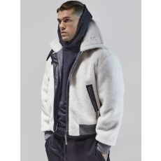 Teddy Sherpa Jacket Ecru